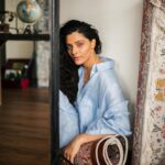 Saiyami Kher Instagram - When you get all you want and you struggle for self, and the world makes you king for a day, then go to the mirror and look at yourself and see what that man has to say. For it isn't your mother, your father or wife whose judgment upon you must pass, but the man, whose verdict counts most in your life is the one staring back from the glass. He's the fellow to please, never mind all the rest. For he's with you right to the end, and you've passed your most difficult test if the man in the glass is your friend. You can fool the whole world, down the highway of years, and take pats on the back as you pass. But your final reward will be heartache and tears if you've cheated the man in the glass. - Dale Wimbrow 📸 @bharat_rawail Styled by @jinalpnagda In @