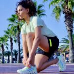 Saiyami Kher Instagram - I broke into these with a 5k run and loved them. The adidas’ latest SWITCH FWD is a futuristic running shoe with a clear benefit of turning weight into forward motion. Nothing can hold you back now!!🏃🏻‍♂️ - @adidasrunning @adidasindia #createdwithadidas #SWITCHFWD