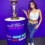 Sana Sultan Instagram - How lucky & Blessed I feel standing this close to the ICC Men's CWC 2023 Trophy🏆 @cricketworldcup @icc Literally manifesting Win for Our Country 🇮🇳 We can & We Will… Had a great time watching Sehwag & Muralitharan giving their expertise knowledge & their past amazing experience that made us all nostalgic… From winning moments to the crazy India-Pakistan thrilling highly competitive matches to the Team performing under pressure! It was a fabulous session where ICC launched Men's CWC 2023 Match Schedule in spectacular fashion... #CWC23 #CWCMatchScheduleLaunch This World Cup will be a next-level craze! Mark your calendars! 5th Oct -starts with the most awaited & blockbuster Match, India vs Pak..🔥🔥 TEAM INDIA FOR WIN🏆🇮🇳