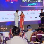Sana Sultan Instagram - Iffa dekhne aaye they, Filmfare lekar ja rahe hai🥹❤️😇 Allhumdulillah.. your girl won @filmfareme “Trending Artist of the Year award”🏆 This is so overwhelming…🥹 Thank u God, Thank u Universe🤍💫 Getting recognised for your work not only in your Country but also in beautiful Country like UAE is a greathonour me! So so thankful..🙏🏻❤️ I m a hardcore believer of “hardwork pays off” & this particular pay off was really overwhelming & was a pleasant surprise. Shukriyaa for all the love & support you guys! You guys are my big strength… you guys keep me going… Promise you guys a lot more coming… We are Winning.. We are born to shine… Less go🔥💫 . . . Clicked by : @artan.photo.uae Styled & dolled up by : @forever52india @nadiaa.makeup6 @asmaa_hairstyles Palazzo Versace Dubai