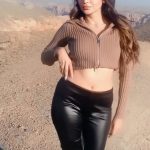 Sana Sultan Instagram - Grooving to this super amazing banger from “Prabhu ka naam” from ~ Tiger 3. Trying to match the Vibe of the Song in Sana Sultaan style🥰✨ #LekePrabhuKaNaam #Tiger3 #SalmanKhan #sanasultaan #KatrinaKaif #Trending #newmusic