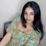 Sanam Shetty Instagram - How's your weekend?💚 . . Outfit @coolclub_chennai #breezy #weekend #goodnight