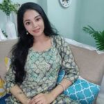 Sanam Shetty Instagram - Happy eve ya'll 💙 . . Outfit @coolclub_chennai Muh @gayathrimunuswamy #midweekstyle #kurta #coords #comfyoutfit