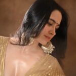 Sanjeeda Sheikh Instagram - Outfit @labelnityabajaj #ajrakhbynityabajaj 📷 @deepak_das_photography Makeup @makeupbytanvishah Jewel @the_jewel_gallery Stylist - @priyanshi2102