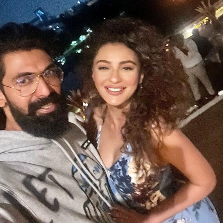 Seerat Kapoor Instagram - He’s not quite into camera’s off screen but is the first to initiate capturing memories! Happy Birthday you beautiful soul. May this year conspire all your dreams into a reality @ranadaggubati ♥️🎂💫
