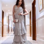 Seerat Kapoor Instagram - Felt Shean ✨ Label: @neerusindia Makeup: @joygoswami26 Photographer: @__taleteller__ Hair: @sanjana_lachhwani