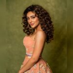 Seerat Kapoor Instagram - Like a coral in the ocean 🪸 This team is a winner 💞 Write Outfit: @surabhi.gandhi Earrings: @rubans.in Footwear: @septembershoes Makeup: @khateejakhanofficial Hair: @bhanu_makeup_hairstylist Styled by @officialanahita Style team: @pranathivarma.k Pic: @_anupphotography