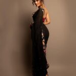 Seerat Kapoor Instagram - Careful with the pataka 😉 Styled by: @officialanahita Saree: @cyynosurepune Blouse: @varunchakkilam Earrings: @ajnaaofficial Kada & ring: @adornablesbysonalimehra Makeup by: @khateejakhanofficial Hair by: @bhanu_makeup_hairstylist Style team: @pranathivarma.k Pic: @epics_by_pradeep