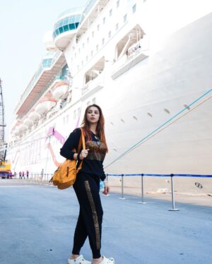 Sehrish Ali Instagram - Let’s do this!!!
@cordeliacruises 

Dress @enzo_fashion_forever 
#cruise #cruiseship #travel #cruiselife #cruising #vacation #ship #cruises #travelphotography #travelgram #cruiseaddict #instacruise #kreuzfahrt #instatravel #cruisevacation #cruiseships #cruisetravel #cruiseblogger #holiday #travelblogger #cruisetime #ocean  #photography  #cruiser #cruisegram #bhfyp