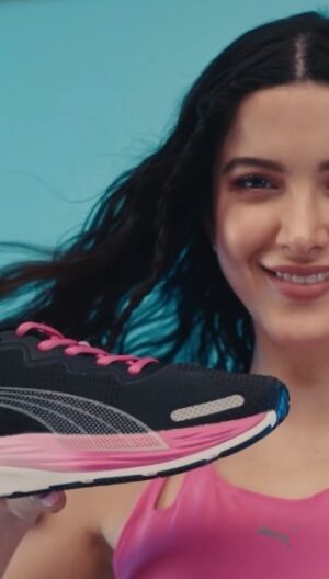 Shanaya Kapoor Instagram - Presenting to you the real Shanaya. 😉📺 @pumaindia