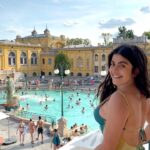 Shenaz Treasurywala Instagram - How do I explain to my Indian Relatives that I went all the way across the world to take a bath 🛀 in public! But this is the most famous “bathroom” in the world 🌎 They even have spa parties that they call Sparty and it is the world-famous party series at the largest thermal bath of Budapest. . It happens on every Saturday night from 9:30 PM until 2:00 AM from February to December. If you are thinking what to do for new years and don’t mind cold weather- try Budapest esp for the Sparty ;) Their regular nightlife is pretty wild 😜 here too! # #széchenyi #budapestbaths #szechenyibaths Budapest, Hungary