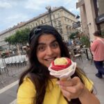 Shenaz Treasurywala Instagram - Save this for when you go to Budapest! I’m not sure what was more appealing- the shape or the flavour 😋 and yes, we are still talking about ice cream. Are you craving it now? Maybe they need to start making rose shaped gelatos in India??🍧 What other shapes can you suggest for gelato in India? #roseshapedgelato #rosegelatobudapest