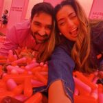 Shireen Mirza Instagram - Cheers to two imperfect pieces that fits perfectly together🐻🐻 2 years and courting ♾️ #anniversary #bff #couplegoals #couple#husbandandwife #love #quote #happy #livelife #reels