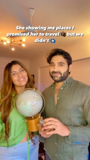 Shireen Mirza Instagram - Kahani me twist 🫨🫢🫠

#reelsinstagram #reelsvideo #reels #instagram #instagood #instadaily #trendingsongs #trendingaudio #trending #trendingreels #shireenmirza #hasansartaj #husbandandwife #husbandwifejokes #travel #food 

[ husband wife jokes, travel, globe, food reel, comedy, funny reel, husband wife fight ]