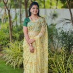 Shiva Jyothi Instagram - Close the window which brings pain No matter How beautiful the View is! ❤️❤️ Saree @label_dishana ❤️ #newpost #saree #sareelove #jyothakka #shivajyothi