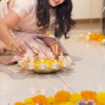 Shiva Jyothi Instagram - Diwali2023❤️❤️❤️ Decor by @phoolbandi @joshapp.telugu @officialjoshapp #newreels #reels #instagram #instagood #happiness #festival #celebration #pooja #laxmiammavaru #diwali #celebration
