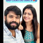 Shiva Jyothi Instagram - Maa pillalu❤️🧿🥺 . . POV : papa & Babu eddaru naalekkane unnaru😜😍❤️😎 . . . #newreel #instagram #instagood #happyindependenceday #mybabies 😍😘 #love #joy #happiness #usingai #myfuturebaby ❤️