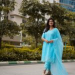 Shiva Jyothi Instagram - No matter what, get up, dress up and never give up!❤️❤️❤️ Outfit @maramsclothing_official ❤️ Pics @ram_chinthaparthi ❤️ #newpost #instagram #instagood #shivajyothi #jyothakka #newdress #love #skyblue #pics #photography