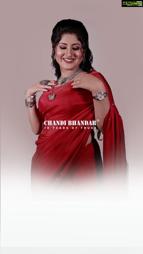 Shivani Sangita Instagram - Elevate your festive spirit with the captivating AARYA Collection from Chandi Bhandar, beautifully showcased by the stunning @sivani_sangita. Take a glimpse at one of our best-selling pieces. Don’t hesitate any longer; head to your nearest store and make your favorite selection. Embrace the festive season with the magic of Chandi Bhandar. ✨💍 Apparel partner: @soulbyindian Stores available at 📍Berhampur Dharmanagar 📍Bhubaneswar Sahid nagar 📍Bhubaneswar Janpath Road near Sriya Square 📍Bhubaneswar Patia 📍Cuttack Cantonment road 📍Rourkela Udit Nagar 📍Angul Amalapada 📍Jajpur Road Radhanathan marg 📍Bhubaneswar Soubhagynagar, Baramunda, Plot no 1481/2355/3182 #ChandiBhandar #PujaCollection #OxidizedSilverJewelry #TimelessElegance #AdornYourself #SilverCharm #ElegantDesigns #ChandiBhandar #AARYACollection #FestiveMagic #SivaniSangita #EleganceUnveiled #GetFestiveReady