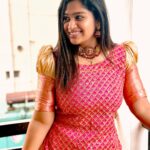 Shobanaa Uthaman Instagram - We don't even ask for happiness, just a little less pain! ❤️‍🩹 Dress : @faamysfashions Jewel : @gold_copy1486 . . . . . . . . . . . #chennai#ootd#kollywood#bollywood#pose#instadaily#instagood#instacool#model#modelling#saree#saree#tamilponnu#promoter#promotion#collaboration#vijaytv#vijaytvserial#vijaytelevision#vijaytvshow#muthazhagu Chennai, India