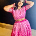 Shobanaa Uthaman Instagram - It's not about who wants you...it's about who values and respects you🤞🏻 Lehenga : @hand_me_downs_by_pra Jewels : @gold_copy1486 . . . . . . . . . . . #chennai#ootd#kollywood#bollywood#pose#instadaily#instagood#instacool#model#modelling#saree#saree#tamilponnu#promoter#promotion#collaboration#vijaytv#vijaytvserial#vijaytelevision#vijaytvshow#muthazhagu EVP Film City