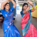 Shobanaa Uthaman Instagram - Rammaiyaa #jawan . . . . . . . . . #muthazhagu #shootingspot #tamilponnu #saree #dancereels #jawan #nayanthara #sharukkhan #tamilreels #trendingreels #trending #instagood #love, #photooftheday #fashion #beautiful #happy #cute #followｍe #picoftheday #instadaily