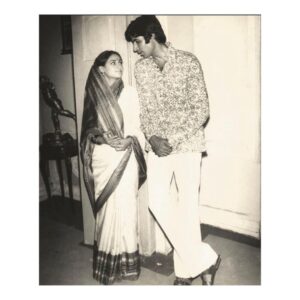 Shweta Bachchan Nanda Instagram - Happy 50th parents ~ now you're "Golden" once on being asked what the secret to a long marriage is, my mother answered - love, and I think my fathers was - the wife is always right. That's the long & short of it !!