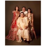 Shweta Bachchan Nanda Instagram - I met Abu & Sandy when I was just 12 a very shy awkward tween totally uncomfortable in my skin. Through them I was introduced to a world of colour fabric style design and irreverence! They were young and audacious with the largest hearts ! They coerced a woman out of a wilful girl. They continue to do it even today. I love this picture, we tried to pose and be composed but erupted into peals of laughter and it encapsulates our relationship completely. They do serious stuff but without taking themselves too seriously. Oh and Navya ~ welcome to their mad world x