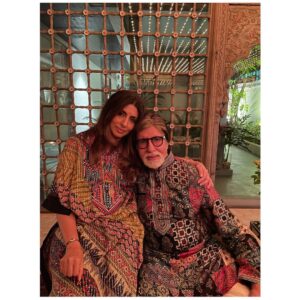 Shweta Bachchan Nanda Instagram - Twinning & Winning - perfect end to an incredible day 🤍🤍🤍