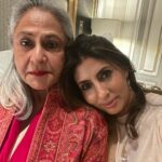 Shweta Bachchan Nanda Instagram - All roads led to Paris this weekend. Well, at least for my mother & me. As Navya spent all her days doing L’Oréal things. My mother and I walked and ate (more eating than roaming to be honest) The show was an experience and so emotional - my mother and I both admitted to holding back tears as our little girl walked on all smiles !!! I remember her first steps she was just a few days past her 1st birthday - like yesterday, all parents say this I’m sure, it’s cheesy, and annoying, but so true. She wore red, the Eiffel Tower turned pink, and we went home very proud, very emotional, and very hungry. I snuck in some M&M’s in my bag, though it’s blasphemous to eat chocolate at a fashion show, we did - because we’re worth it 😉