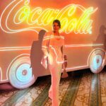 Shweta Mahadik Instagram - Fun night with @cocacola_india x @cosmoindia x @fetch_india Outfit: @shwetmahadik Bag: @shwetmahadik #spreadthemagic