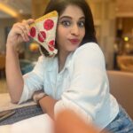 Shweta Mahadik Instagram - I carry a pizza to eat a pizza!! #diy #handmade #backtoschool Fairfield by Marriott, Mumbai International Airport