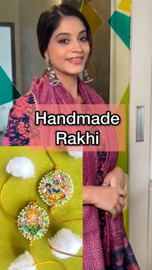 Shweta Mahadik Instagram - DIY rakhis which can be reused as pendants !!!

#rakshabandhan 
#diy
#handmade
#shwetamahadik 
#jewelry 
#festival
#diychachi