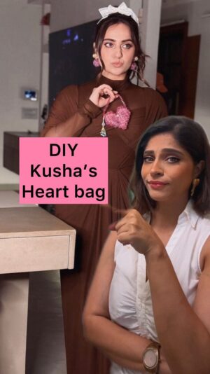 Shweta Mahadik Instagram - DIY bead bag!! 
#diy
#handmade
#fashion
#kushakapila 
#shwetamahadik
#diychachi
#accessories 
#art