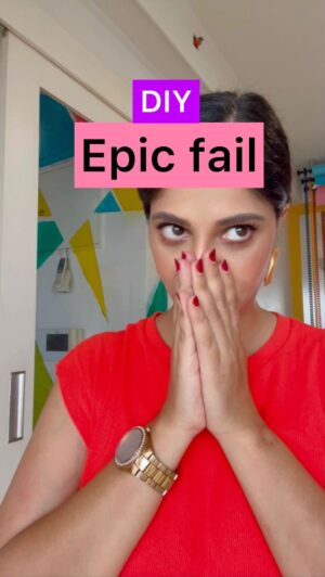 Shweta Mahadik Instagram - Sometimes it’s good sometimes it’s bad! It’s ok yaar. 
#diy
#handmade
#bag 
#funny
#shwetamahadik
#diychachi