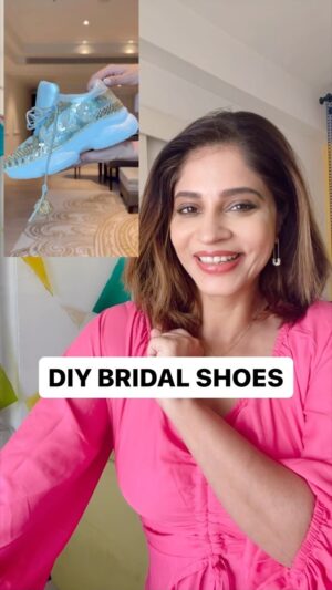 Shweta Mahadik Instagram - MADE THESE BRIDAL SHOES FOR A FRIEND!!😍😍
@khwabeeda_amruta 
@prasadjawade 

#diy
#indianwedding 
#fashion
#shwetamahadik
#diychachi
#fashionhacks 
#amrutadeshmukh