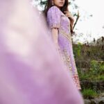 Simi Chahal Instagram - 🌷 , Suit : @the_rosegirl Jewellery : @theurbanglitter Photographey : @maniksharma.cc Hair : @krishna.hairstylist Makeup : @prabhakarchande_makeupartist