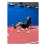 Sonia Singh Instagram - One from that badass session!!! Learning a badminton attitude. @archminton @rathod._.hari Archminton Sports
