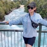 Sonyaa Ayodhya Instagram - Hukka falls,NZ 2023 ❤️ #reels #reelsinstagram be #nz #beauty #hukkafalls