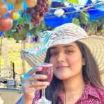 Sree Nithi Instagram – Just me & the Wineeee !!! 🍷🍇 Theni