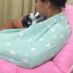 Sridevi Ashok Instagram - Pregnancy Pillow is very much useful when we’re entering into 2nd trimester. Especially this pillow make me sleep very comfortable. Very soft cushion inside... Easy to handle. Totally in love with it . @luvlap.in had crafted it with utmost care for expecting mothers. Ad #srideviashok #pregnancy #pregnancyessentials #expectingmom #pregnancyannouncement #pregnancyjourney #momlife
