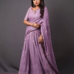 Suma Kanakala Instagram - The harder you work for something, the greater you'll feel when you achieve it. 💜 Styled by @stylebyannapurna Collaboration with Outfit @houseofmudrika Jewellery @alluringaccessories.a2 Makeup @madhu_derangula Hair @thrinath_nambara_ Photography @valmikiramuphotography #sumakanakala #suma #anchorsuma #anchorsumakanakala #kanakalasuma #thursdaythoughts #thursday