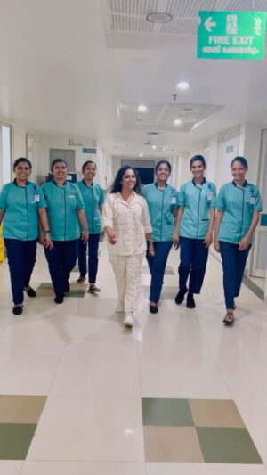 Surabhi Lakshmi Instagram - Just looking like a wow 🧿😂
Mims ലെ എന്റെ മാലാഖ കൂട്ടുകാർ 

@akhila_p_sivan 
@anusreenc @monisha_shaju @_sruthy_rajan_ @liya.sara__  @drishyapushkaran
@liya_saraa_757 @manishashaju
#mimscalicut #nurse #keralanurses #hospitalfun