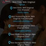 Swastika Mukherjee Instagram - Super excited to share the nominations for @filmfare OTT awards 2023. Feels good to have our work acknowledged. And year 2023 couldn’t have ended in a better way 💖 Congratulations to all the nominees. Criminal Justice @pankajtripathi @rohansippy @bbcstudiosindia @applausesocial Qala Thank you @anvita_dee for trusting me with Urmila Manjushree. @tripti_dimri @siddharthdiwan @officialcsfilms @lifaafa_ @jiteshpillaai Sir, thank you for always considering my work 💙