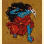 Swastika Mukherjee Instagram - শুভ দীপাবলী 🌺🪔 Via @joyeeta.joyart I portrayed her in every possible way i could visualise her! As a protector, as a superhero, as the saviour.. as the destroyer even! A character i have been so fond of! And it is her time of the year.. so why not! May be many more in future!♥️ 🌺