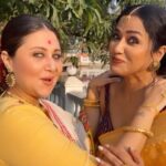 Swastika Mukherjee Instagram - @swastikamukherjee13 তুমি তাকালেই হয়ে যাই বোকা 🌺❤️ . . #réel #pujo #saptami #love