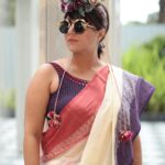 Swastika Mukherjee Instagram - My mother refuses to wear Parama Blouses because they are not “Pithh Kaata”. She says she feels suffocated in our back covered front covered blouses. This is my first Durga Pujo as a mother. I have pushed all my boundaries, made experiments and we introduced designs that are not our usual. And we got the most amazing response ever! So happy to have paired two of the most loved designs of the season. On a woman who looks good in everything- this time in her mother’s saree recreated on Bengal handloom Tant. Available on www.paramacalcutta.com In frame: @swastikamukherjee13 Shot by @upaharbiswas Managed by @lipstickler Styled by @rishabhad Make up: @prosenjit4867 Hair: @mallicknita.bigbi Location courtesy: @ranit.maiti Kolkata