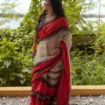 Swastika Mukherjee Instagram - The saree from where it all started. The saree that couldn’t be salvaged and we tried making a new one. That’s how the journey of making Swastika’s mother’s sarees started. And this one is something we are thrilled beyond words to have recreated. Tussur with Cotton Borders. The idea is to save the borders from sweating. This is the star saree out of the ten sarees we recreated from Mashi’s wardrobe. Last, but never the least. @swastikamukherjee13 photographed by @aritrakabir Styled by @rishabhad Managed by @lipstickler Make up @prosenjit4867 Hair : @mallicknita.bigbi Thank you @manishgolder for the venue suggestion ❤️