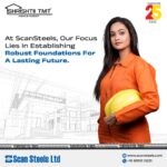Tamanna Vyas Instagram – Crafting robust beginnings is our passion at Scansteels. We specialize in laying the groundwork for structures that stand tall and endure.

#ScansteelsLimited #ShrishtiiTMT #Strength #TMTbars #Steel #Miles #Build #Durable #Strong #Shine #SteeIIndustry #Odisha Bhubaneswar, India