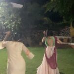 Tanvi Malhara Instagram - Garba with family hits different❤️🤍 #night #garba #navratri2023 #tanvimalhara #love #family